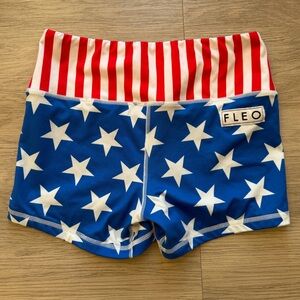 Fleo Patriotic Star and Stripe Shorts